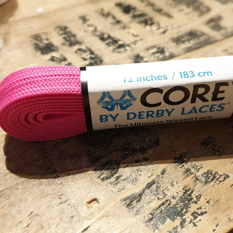 Hot Pink Derby Laces