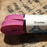 Pink and Purple Stripe Derby Laces