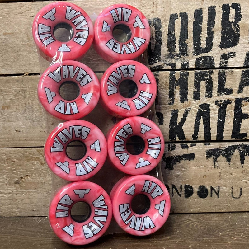 Air Waves Outdoor Wheels - Pink and White Swirl