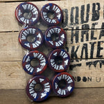 Air Waves Outdoor Wheels Blue and Red Swirl