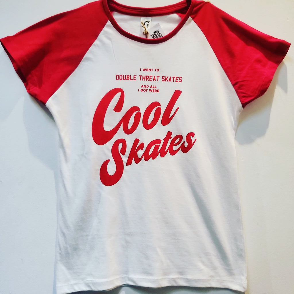 Cool Skates Baseball T-Shirt - Double Threat Skates
