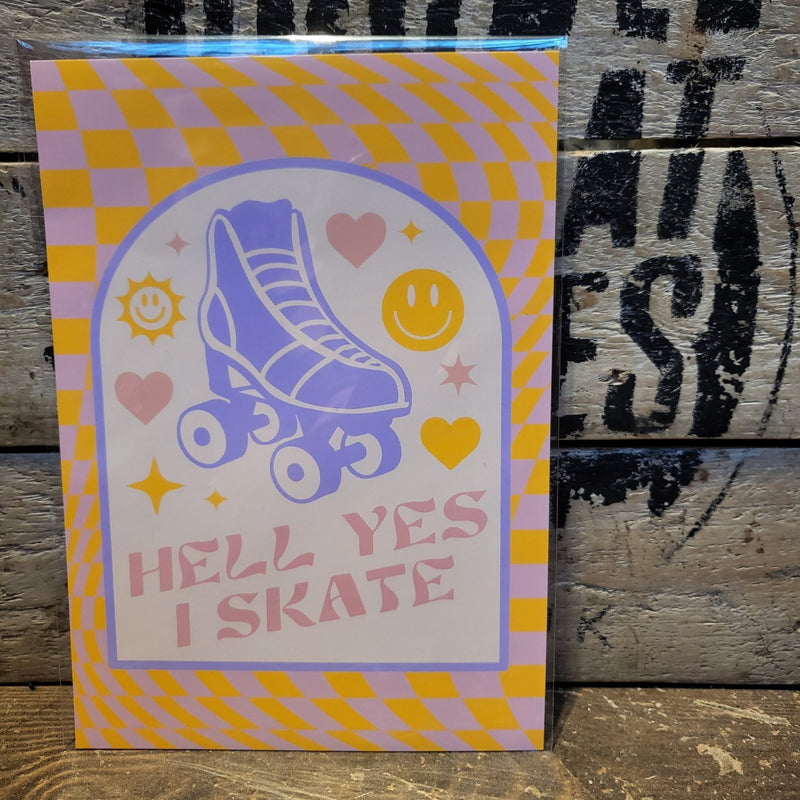 Create and Skate Factory A5 Prints - Double Threat Skates