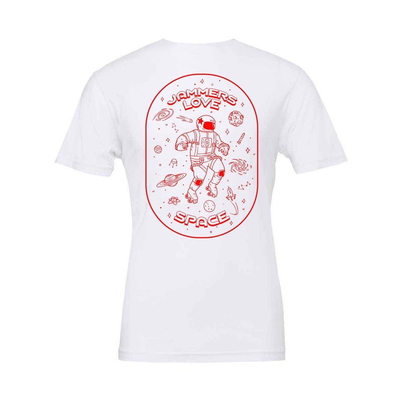 Jammers Love Space Unisex T Shirt VARIOUS COLOURS Double