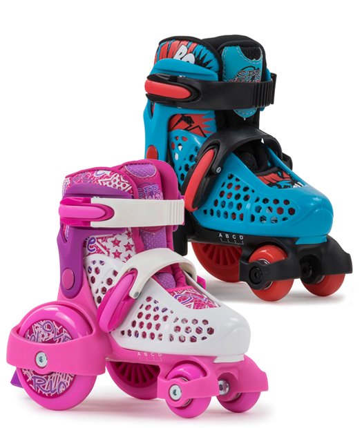 SFR Stomper Adjustable Kids Skates - Double Threat Skates