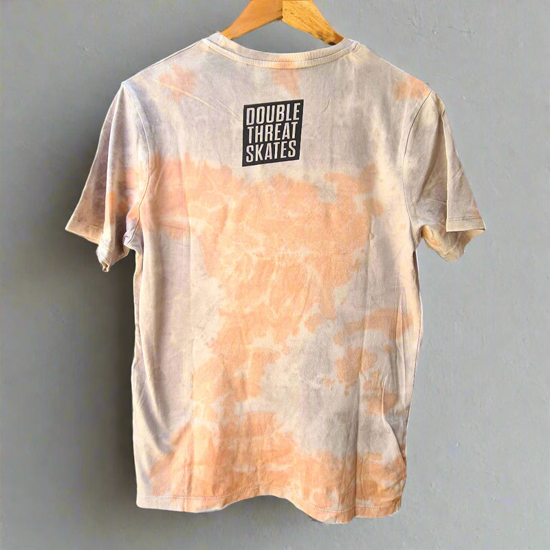 JUDGEMENT All Gender Tee - Pink & Grey Tie Dye