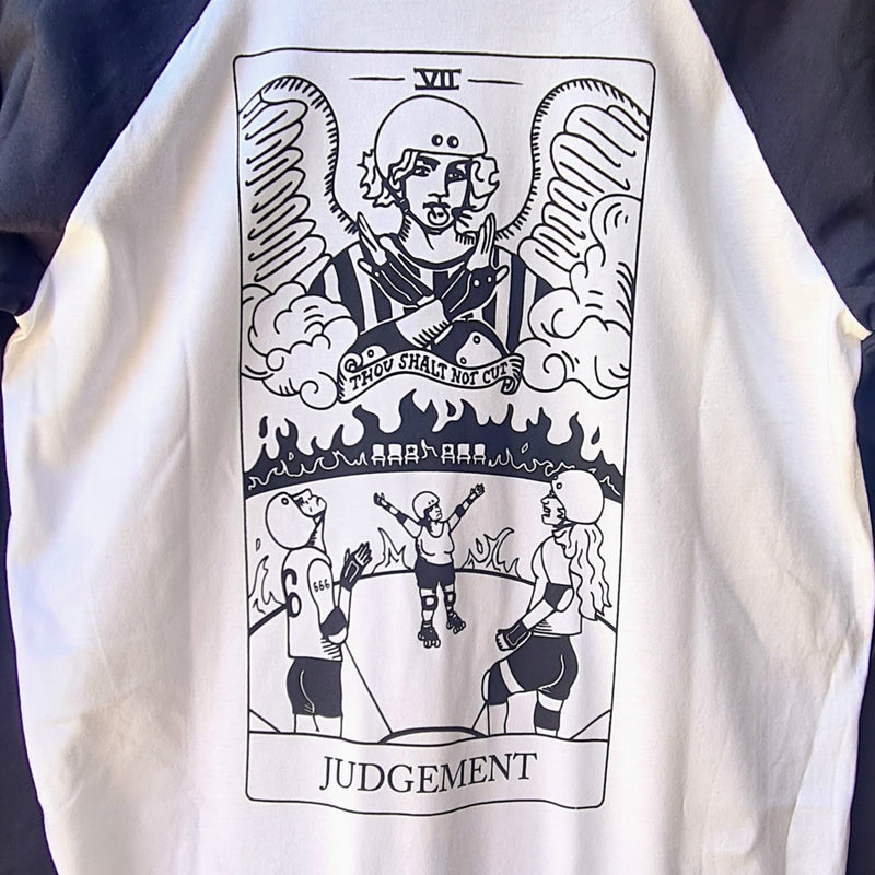 JUDGEMENT Long Sleeve Baseball Tee