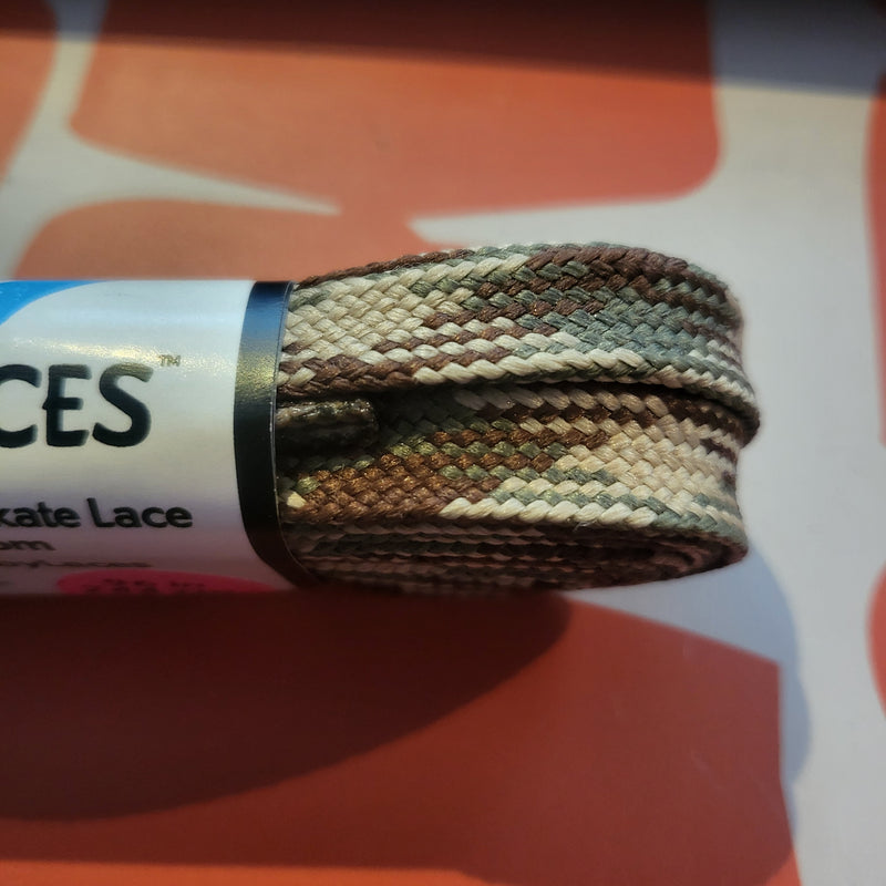 96''/244cm STYLE PATTERNED Waxed Derby Laces