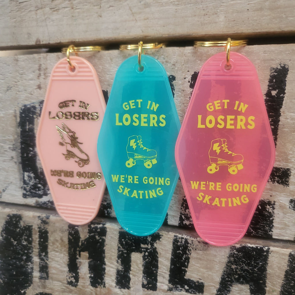 Skate and Create Factory Keyrings Double Threat Skates
