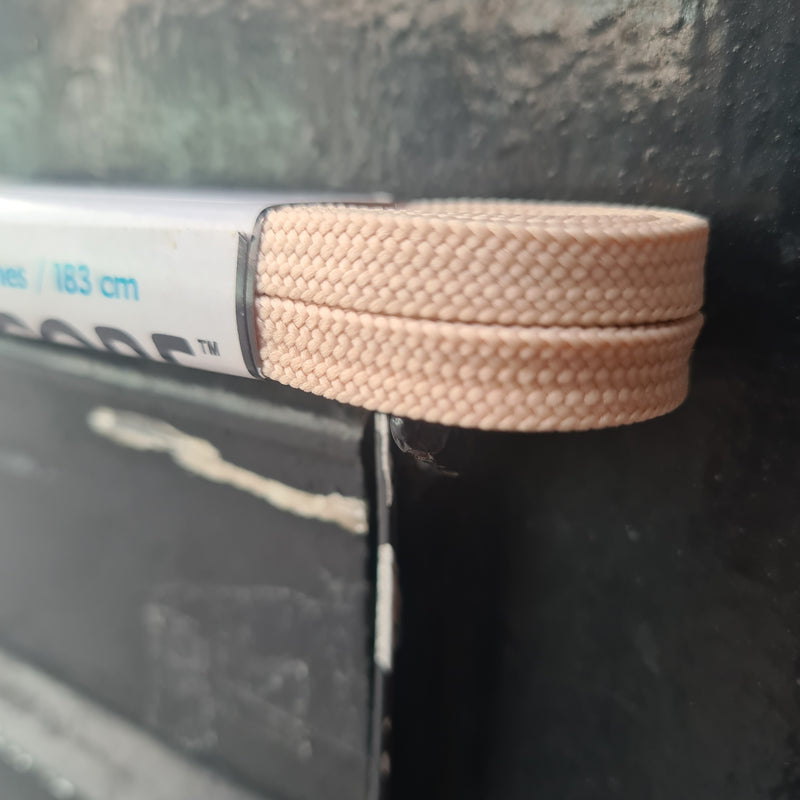 72''/183cm SOLID COLOUR Waxed Derby Laces