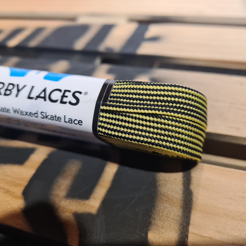 84''/213cm STYLE PATTERNED Waxed Derby Laces
