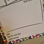 SkatesUp Skate Log Notepad