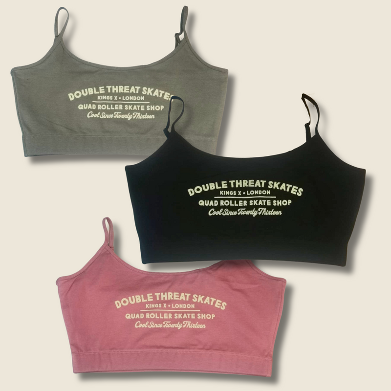 DTS Retro Logo Bra Cropped Cami Vest