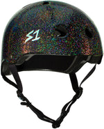 S1 Lifer Skate Helmet Black Gloss Glitter
