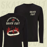 Skate Cult Long Sleeve Tee - BLACK