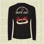 Skate Cult Long Sleeve Tee - BLACK