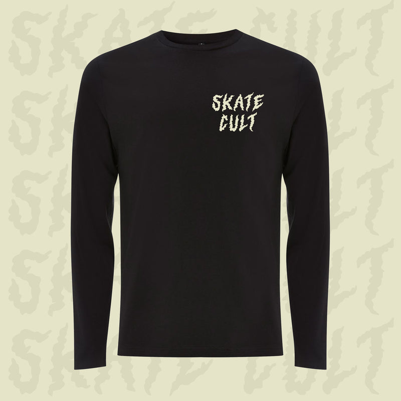 Skate Cult Long Sleeve Tee - BLACK