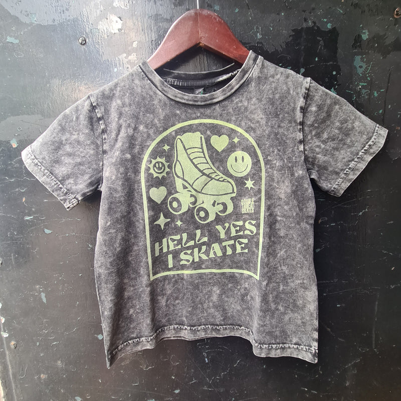 Hell Yes I Skate Kids Tee