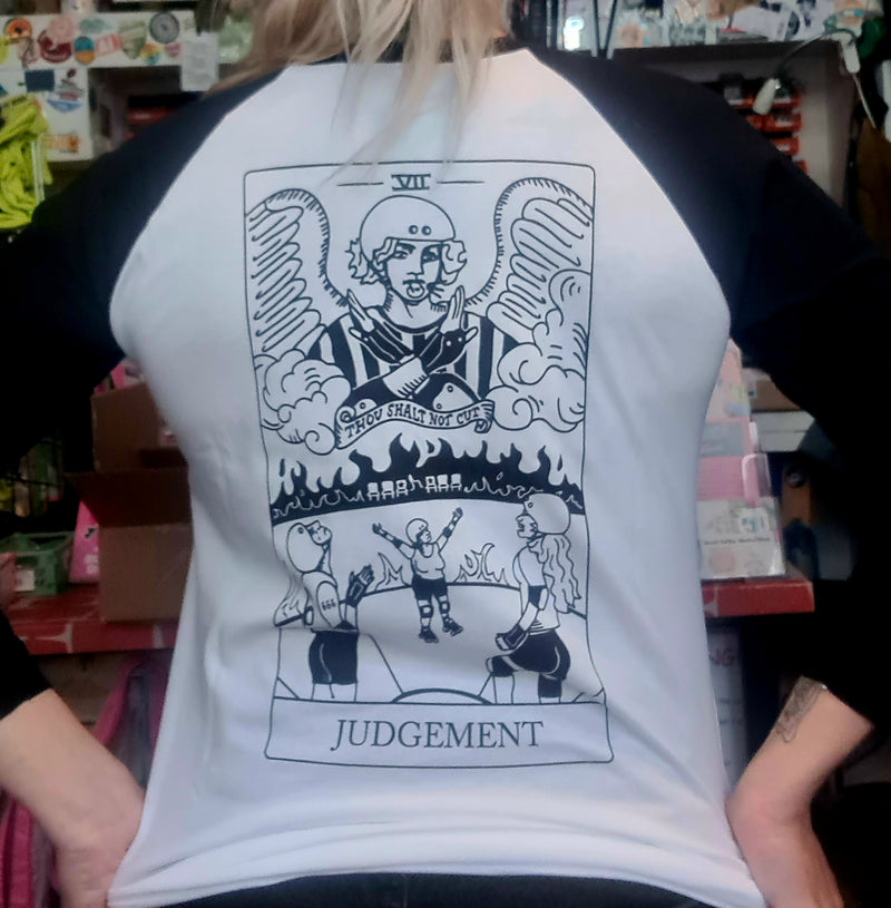 JUDGEMENT Long Sleeve Baseball Tee