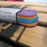 72''/183cm STYLE PATTERNED Waxed Derby Laces