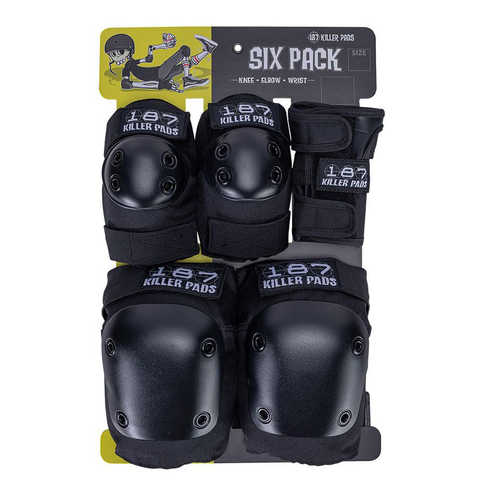 187 Combo 6-Pack - knees/elbows/wrists (assorted colours) - Double Threat Skates