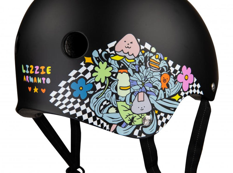 187 Killer Pads Certified Helmet - Lizzie Armanto Floral - Double Threat Skates