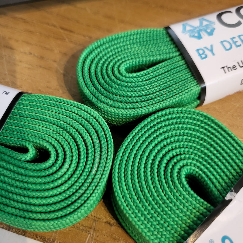 Green Core Derby Laces Skate Laces