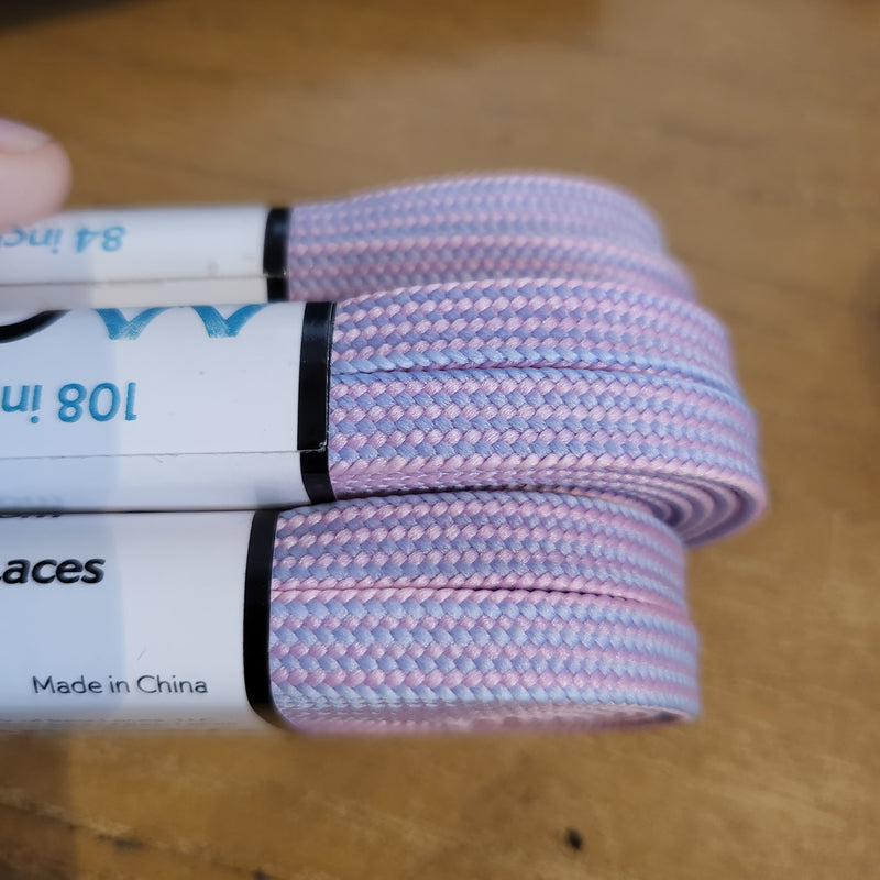 72''/183cm STYLE PATTERNED Waxed Derby Laces