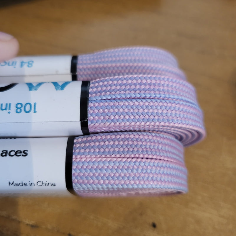 108''/274cm STYLE PATTERNED Waxed Derby Laces