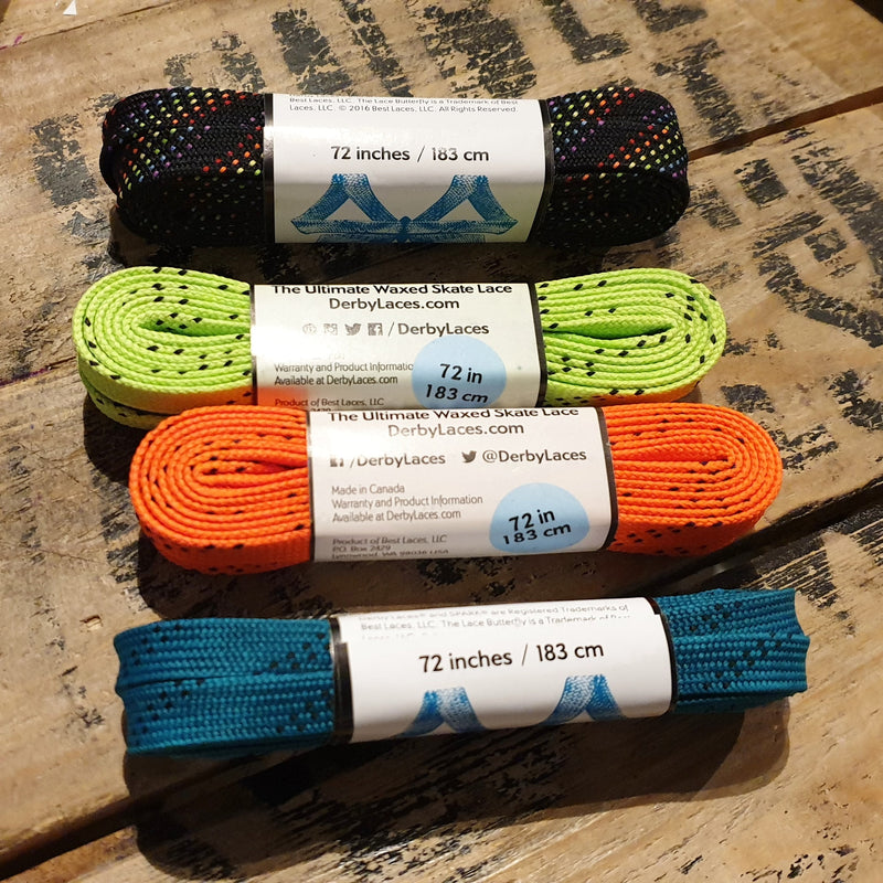 84''/213cm STYLE PATTERNED Waxed Derby Laces