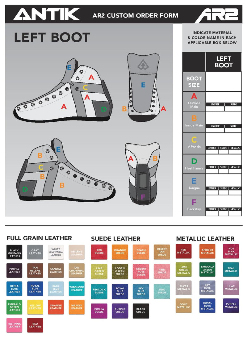 ANTIK AR2 CUSTOM COLOURS - Double Threat Skates