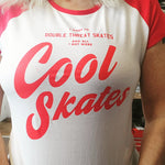 Cool Skates Baseball T-Shirt - Double Threat Skates