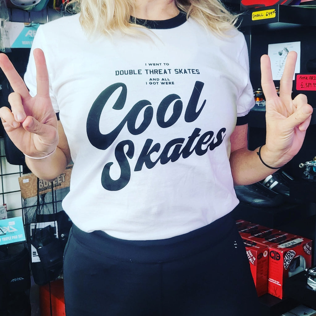 Cool Skates Ringer T-Shirt - Double Threat Skates