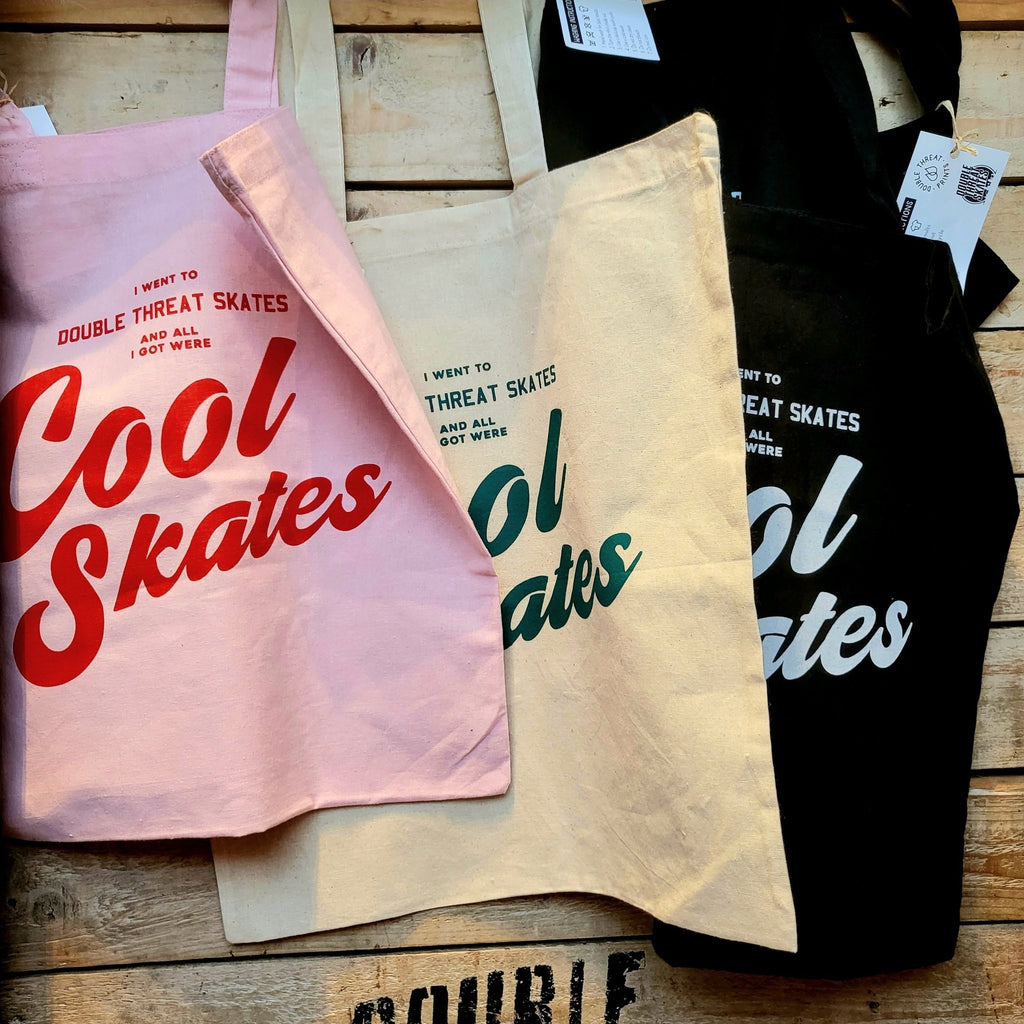 Cool Skates Tote Bags - Double Threat Skates