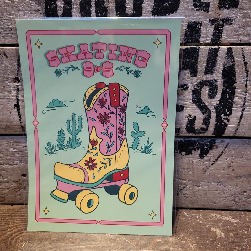 Create and Skate Factory A5 Prints - Double Threat Skates