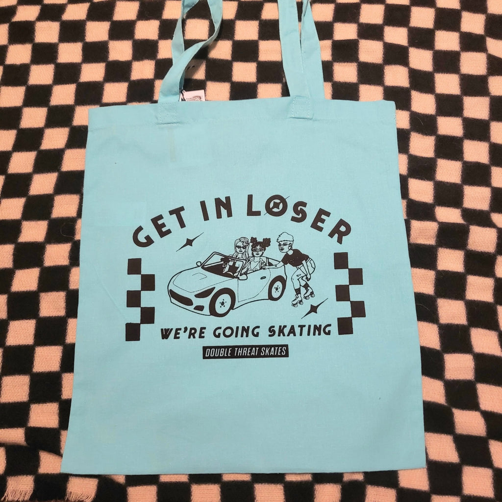 GET IN LOSER Tote Bag - Double Threat Skates
