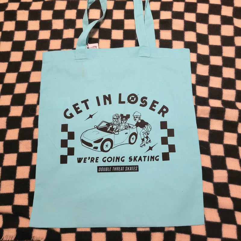GET IN LOSER Tote Bag - Double Threat Skates