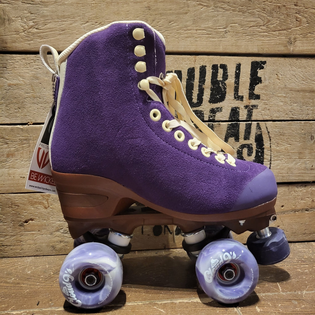 IN STOCK: Chaya Elite Purple Evil Skates - Double Threat Skates