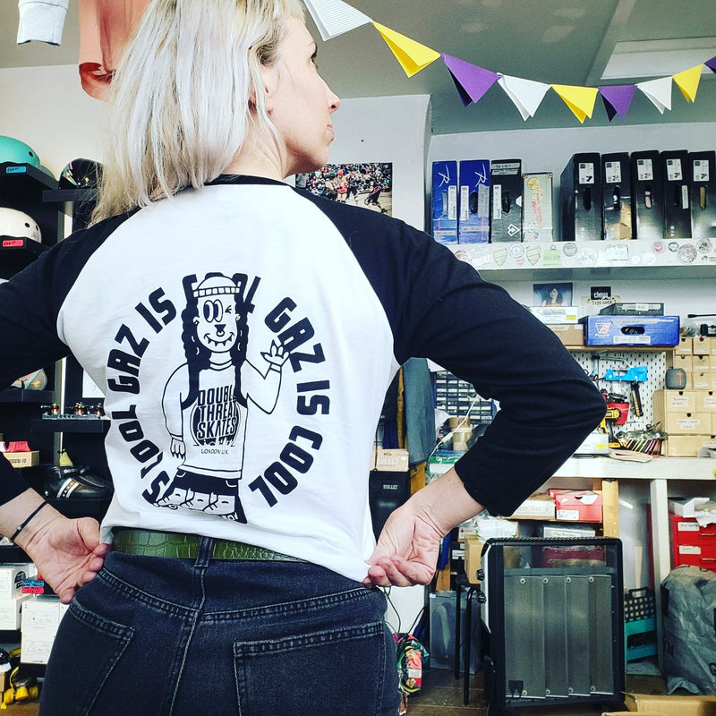 IN STOCK: GAZ IS COOL Long Sleeve T-Shirt - Double Threat Skates
