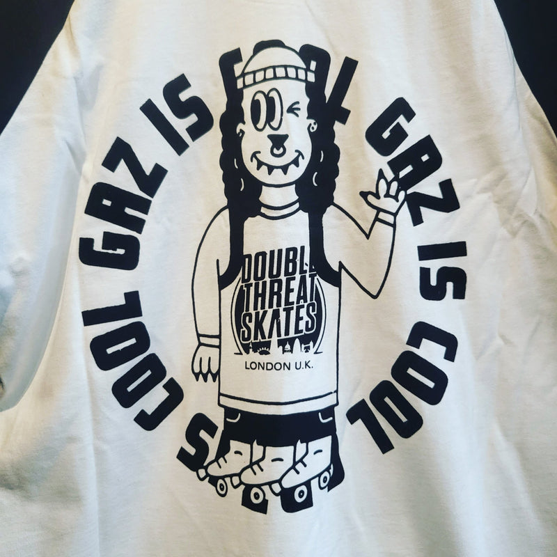 IN STOCK: GAZ IS COOL Long Sleeve T-Shirt - Double Threat Skates