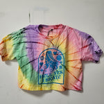 IN STOCK: Hell Yes Tie Dye Crop Top - Double Threat Skates