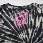IN STOCK: Jammers Love Space Black Tie Dye T-Shirt - Double Threat Skates