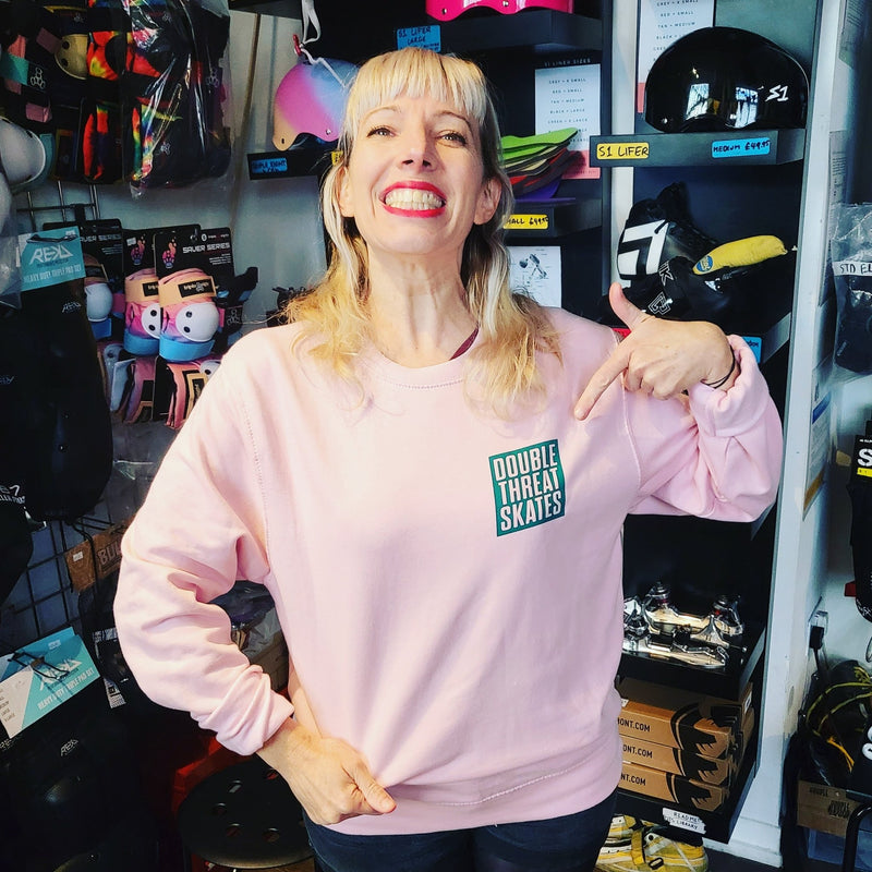 IN STOCK: The Fool Pink Sweatshirt - Double Threat Skates