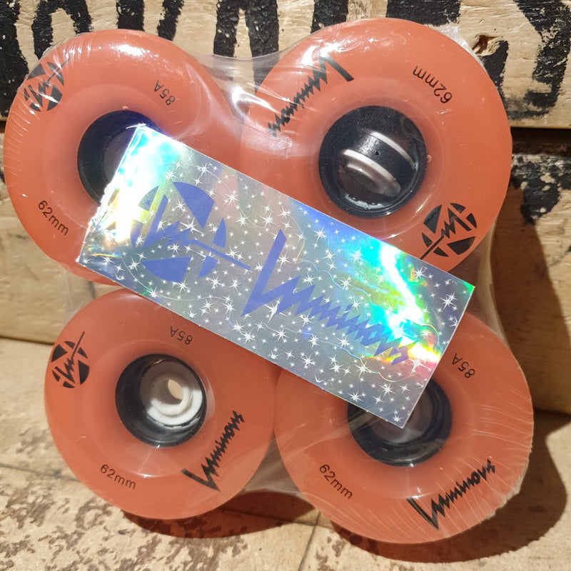 Luminous LED QUAD Light Up Wheels - Double Threat Skates