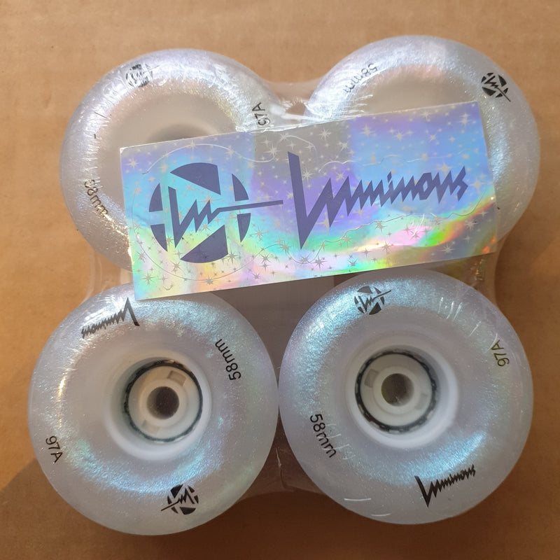 Luminous LED QUAD Light Up Wheels - Double Threat Skates