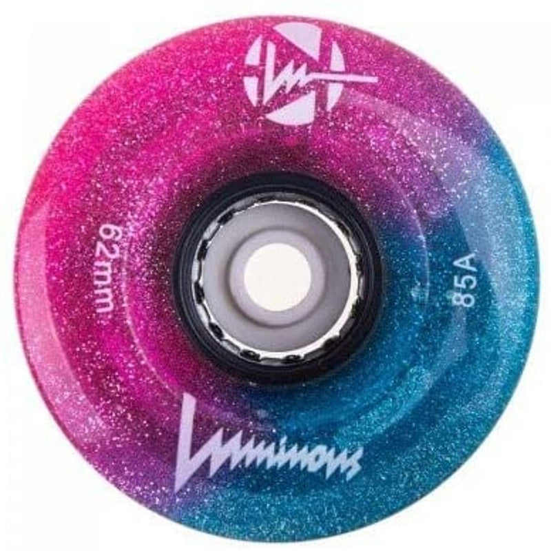 Luminous LED QUAD Light Up Wheels - Double Threat Skates