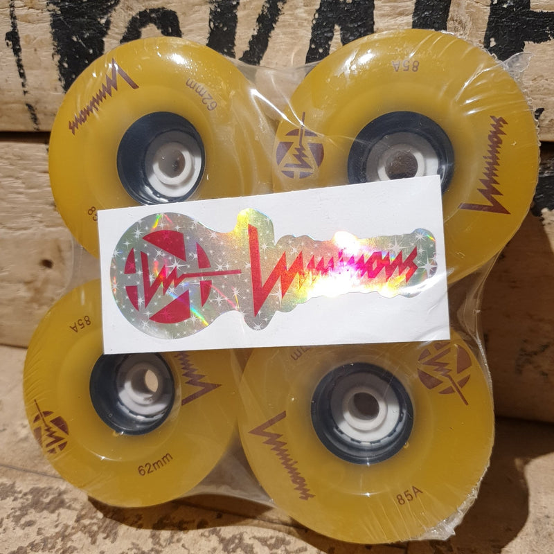 Luminous LED QUAD Light Up Wheels - Double Threat Skates