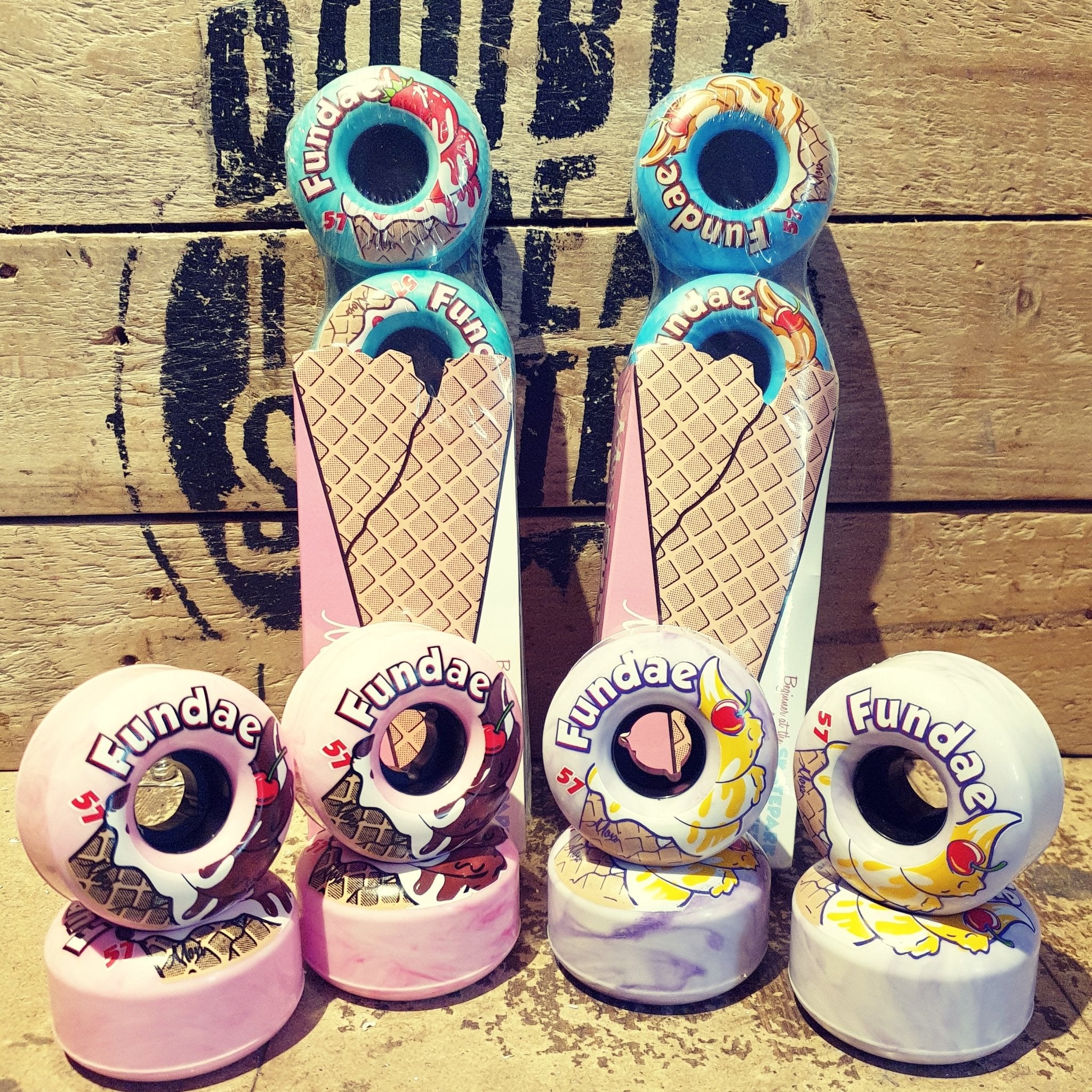Moxi Wheels Fundae Pack of 4 Lavender Moxi Wheels Fundae Pack of 4 Lavender