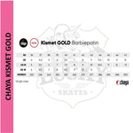 PRE-ORDER: Chaya Kismet Barbiepatin Gold - Double Threat Skates