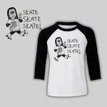 PRE-ORDER: Minz Monster Kids Long Sleeve Baseball Tee - Double Threat Skates