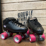 Riedell R3 DERBY Skates with Aura wheels and Toecaps - Double Threat Skates